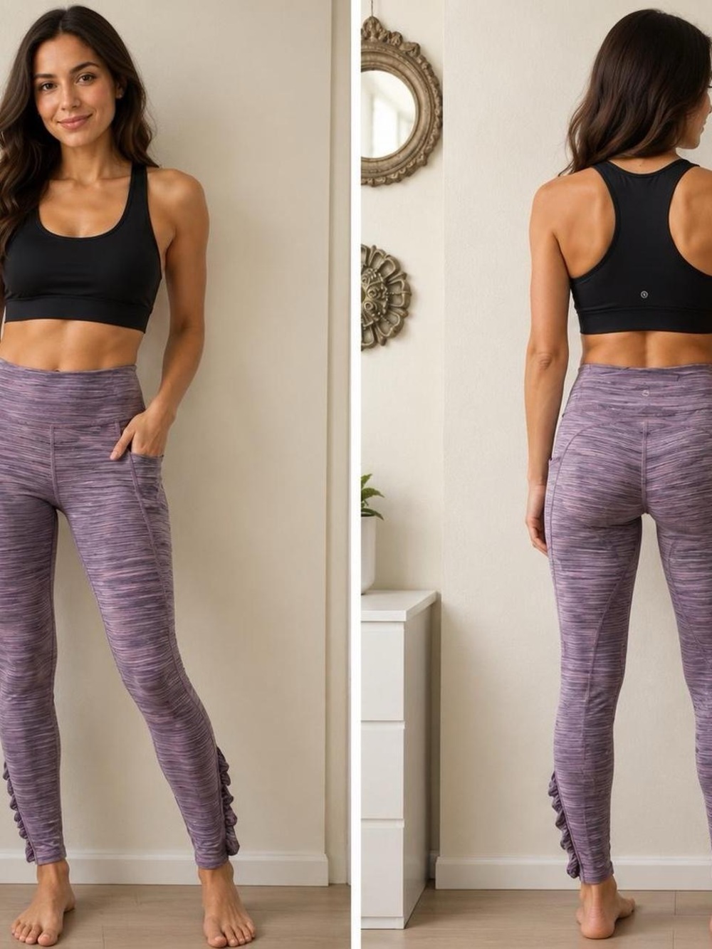 Lululemon Speed Tight Women’s Purple Space-Dye Leggings